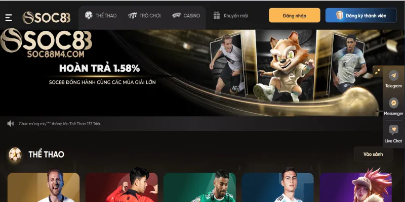 Giới Thiệu Về Nhà Cái Soc88